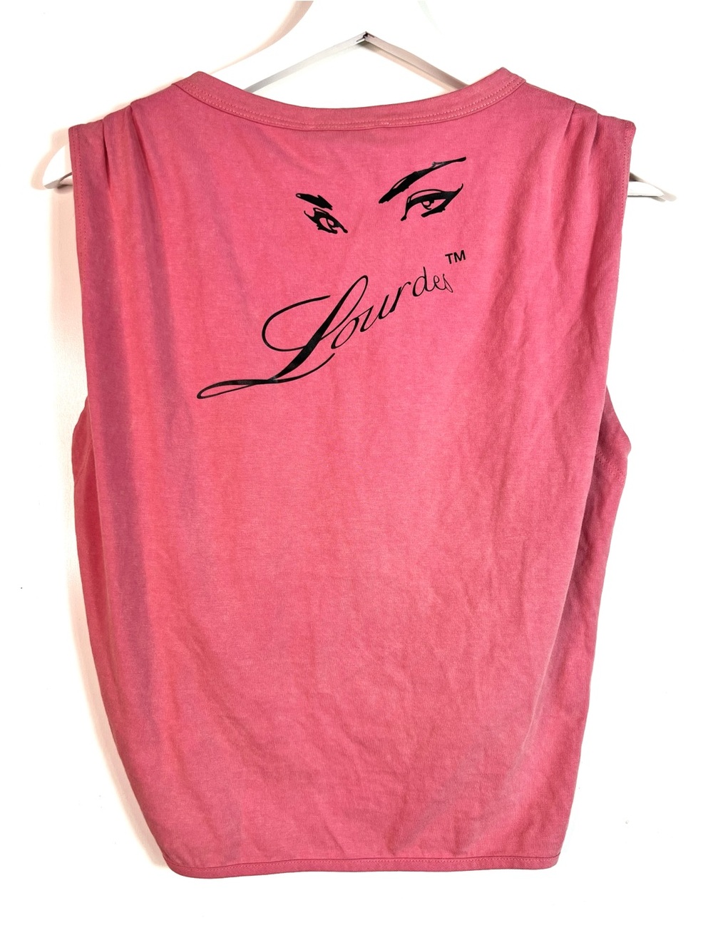 RARE NWT Lourdes New York Gathered Pink Crop Top Size Small - Picture 4 of 10